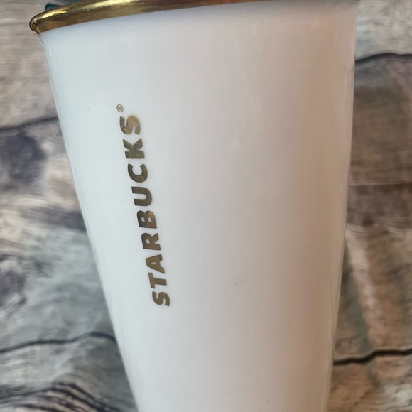 2015 Starbucks “Blusher Face” Double Wall Ceramic Tumbler - Picture 7 of 14